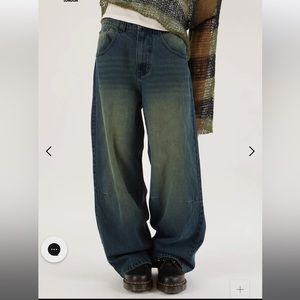 Jaded London SANDBLAST BLUE WASH COLOSSUS FIT JEANS